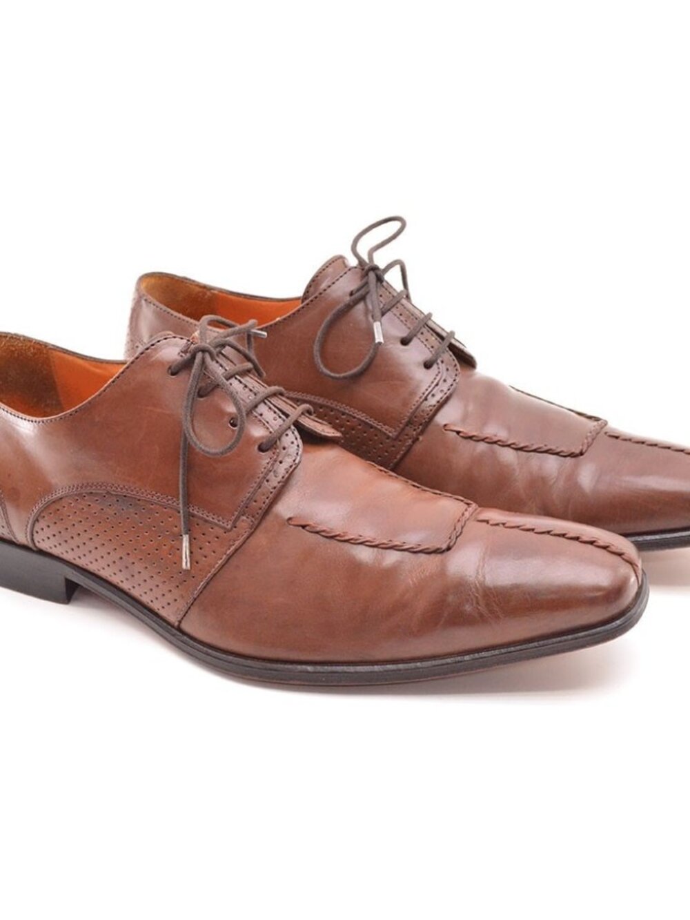 Mezlan Slessen Custom Brown Derby Oxfords Men 9.5 M